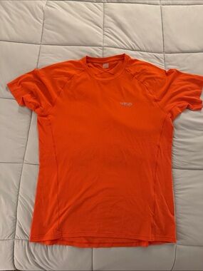 Rab Men's Short-Sleeve Crew Tee in Orange